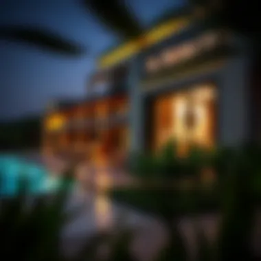 Al Beiruti: A Modern Culinary Haven Exterior view of Al Beiruti showcasing its modern architecture