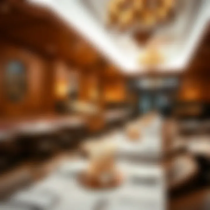 Intricate decor and inviting ambiance inside Al Beiruti