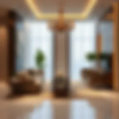 Luxurious Interior Design of Al Fanar Al Seef Luxurious interior design of a residential unit in Al Fanar Al Seef