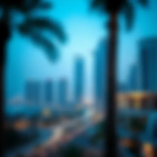 Al Jumeirah Skyline Stunning skyline view of Al Jumeirah showcasing modern architecture