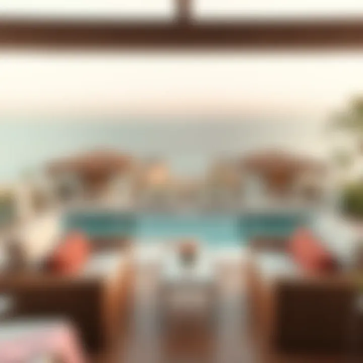 Breathtaking Beachside Chalets Stunning view of Al Mamzar Chalets overlooking the beach