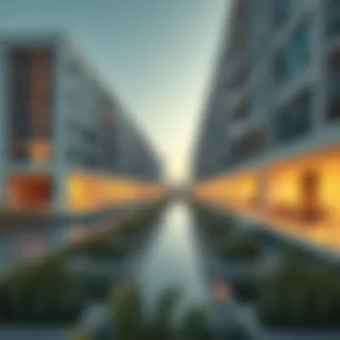 Contemporary Residential Architecture in Al Nuaimia Modern residential buildings in Al Nuaimia