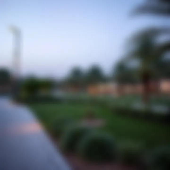 A serene community park in Al Qusais ideal for residents