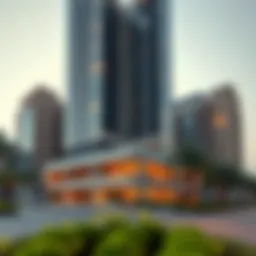 Stunning exterior view of Al Yousuf Building showcasing modern architecture