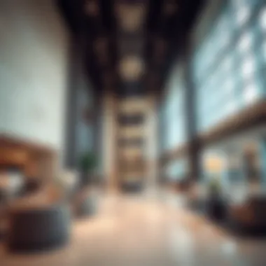 Lobby of Al Yousuf Building Luxurious lobby area of Al Yousuf Building highlighting upscale amenities