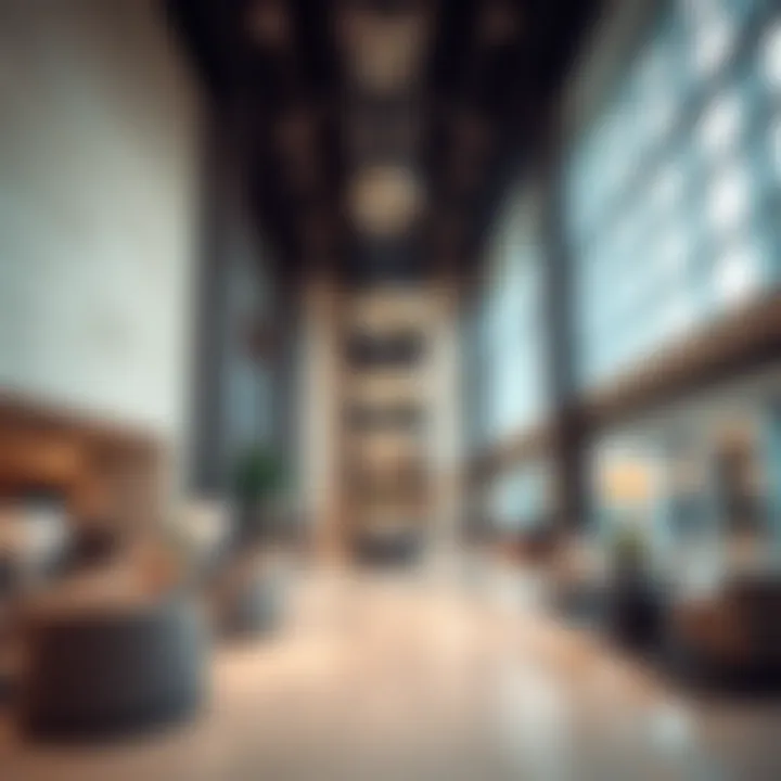 Lobby of Al Yousuf Building Luxurious lobby area of Al Yousuf Building highlighting upscale amenities