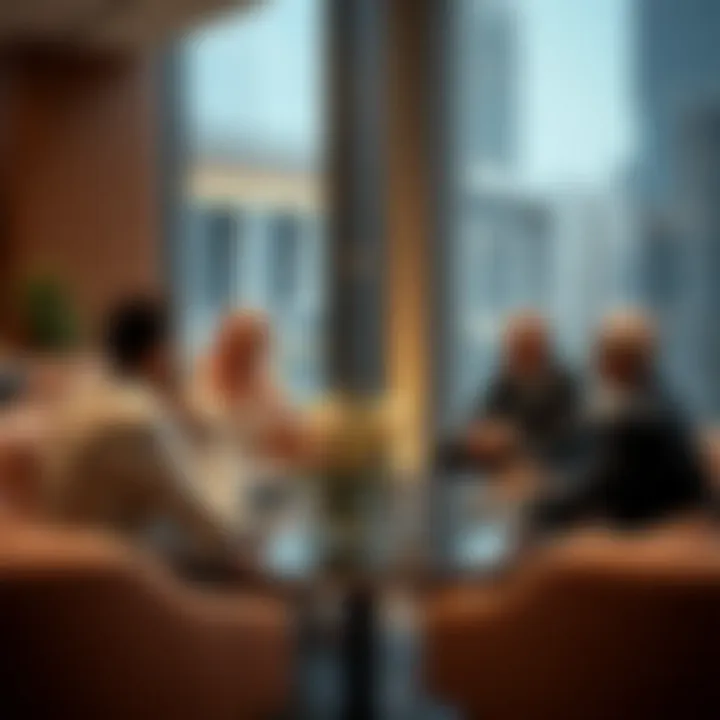 Investment Strategies: Navigating Dubai's Real Estate Landscape Investors discussing strategies in the context of Dubai's real estate