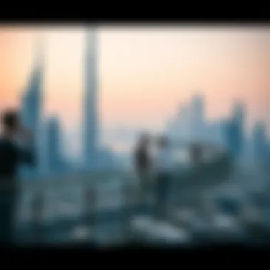 Dubai Skyline: A Glimpse of Luxury Living Stunning skyline of Dubai showcasing luxury real estate