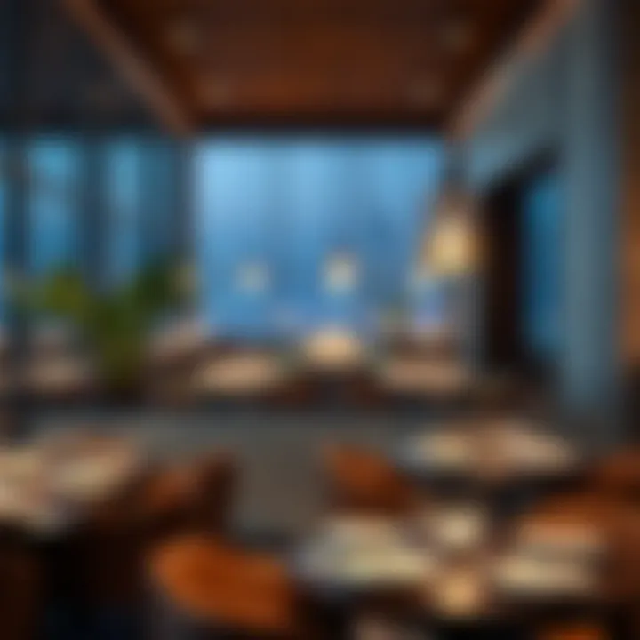 Elegant dining experience showcasing culinary delights