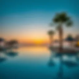 Luxurious poolside view at Andaz by Hyatt
