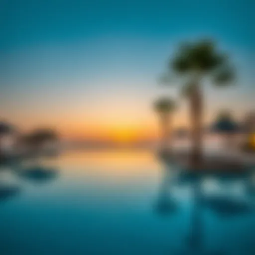 Luxurious poolside view at Andaz by Hyatt