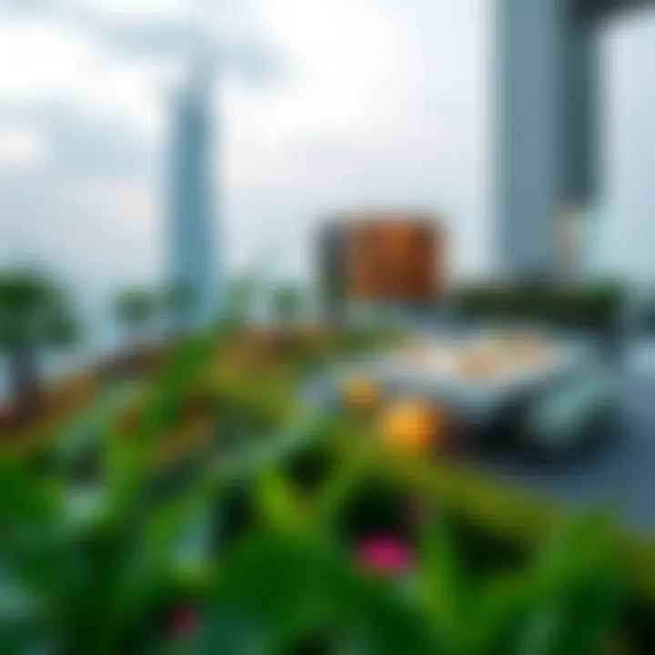 Architectural rendering of the Garden in the Sky showing innovative design and sustainable features