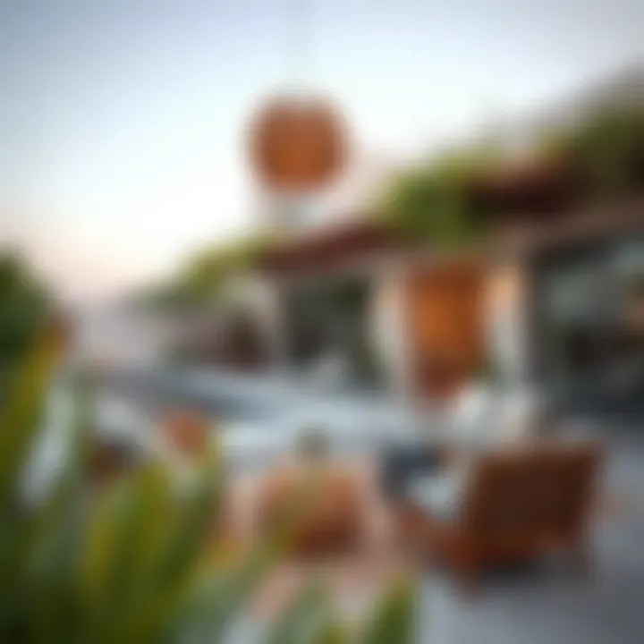 Relaxing Outdoor Space of Holiday Home Relaxing outdoor space of a holiday home