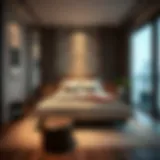 Luxurious bedroom setup along Sheikh Zayed Road