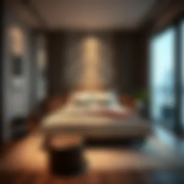 Luxurious bedroom setup along Sheikh Zayed Road