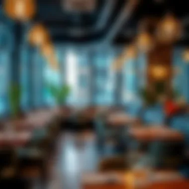 Trendy Atmosphere: The Chic Side of Dining Chic bistro interior with modern decor