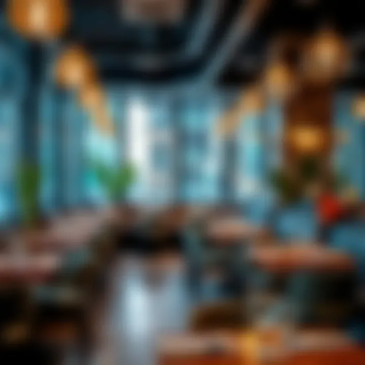 Trendy Atmosphere: The Chic Side of Dining Chic bistro interior with modern decor