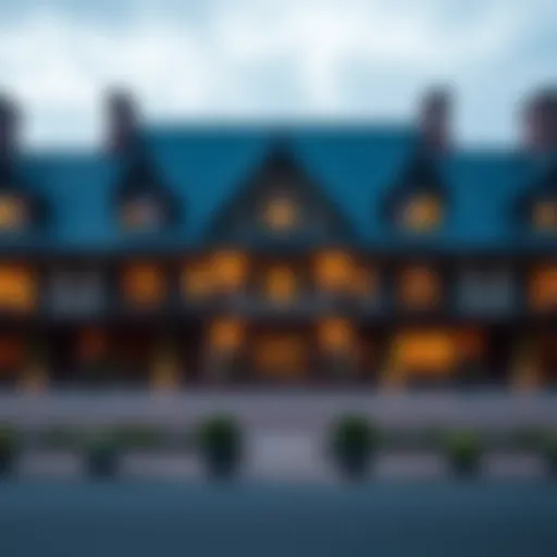 Exterior view of the Bonnington Hotel showcasing its unique architecture
