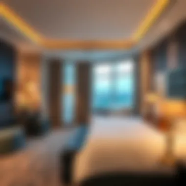 Luxury Redefined in Bonnington Hotel Rooms Luxurious interior of a hotel room at the Bonnington Hotel