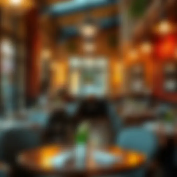 Charming cafe ambiance perfect for brunch