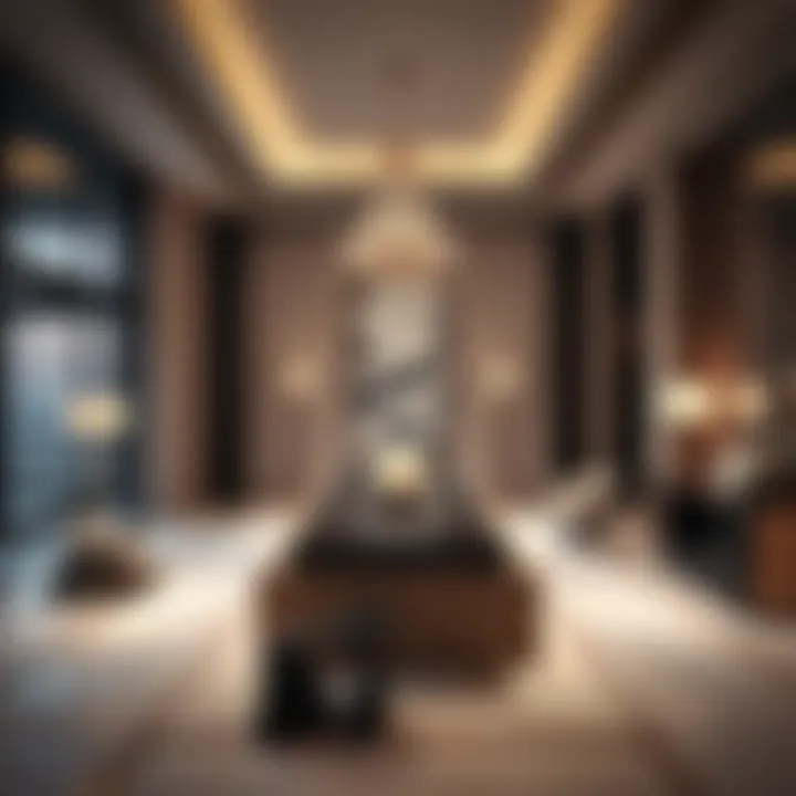 Luxurious interior design of a residence at Bulgari Resort & Residences Dubai