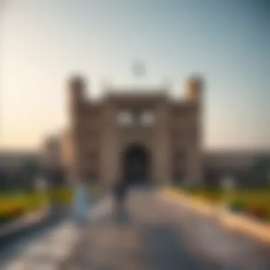 The historic Al Fahidi Fort, showcasing traditional Emirati architecture