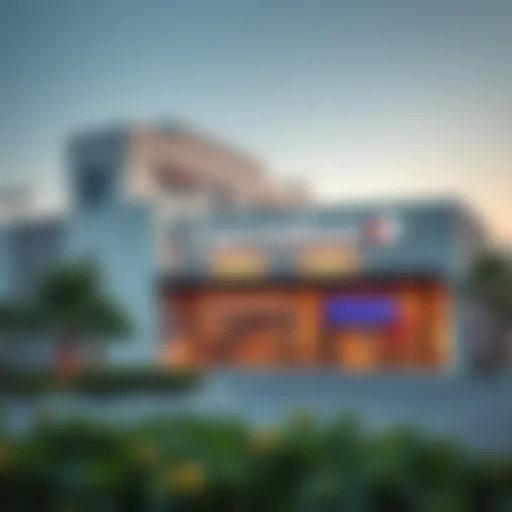 Exterior view of Carrefour on Reem Island showcasing modern architecture