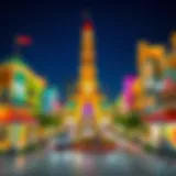 An expansive view of Childrens City showcasing its vibrant architectural elements