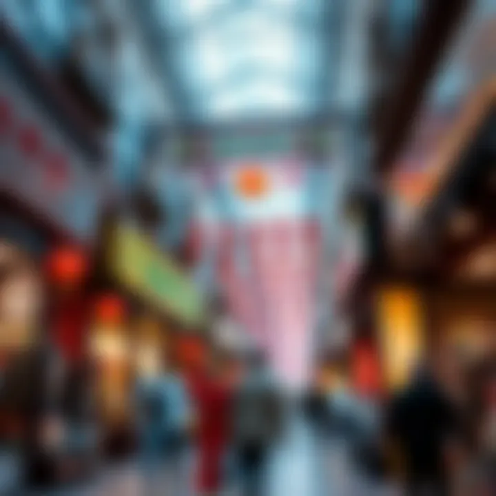 Lively shopping experience featuring unique stores and local artisans in Chinatown Dubai