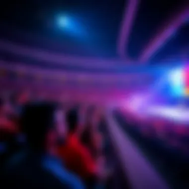 Vibrant Audience Dynamics During a Concert Audience enjoying a live performance at the Coca-Cola Arena