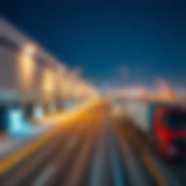 State-of-the-Art Logistics Infrastructure in DIC Modern logistics facilities in Dubai Industrial City reflecting advanced infrastructure