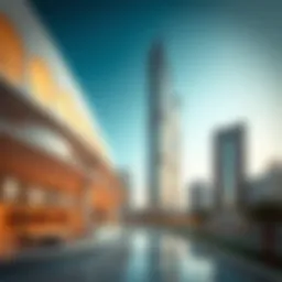 Architectural rendering of Da Vinci Tower showcasing unique design elements