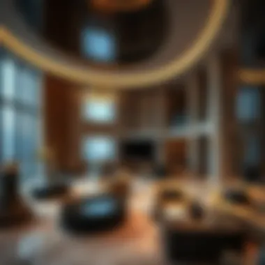 Luxurious Interiors of Da Vinci Tower Interior design concept for Da Vinci Tower's luxurious amenities