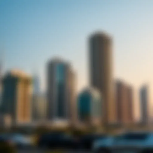 Dubai skyline showcasing modern architecture