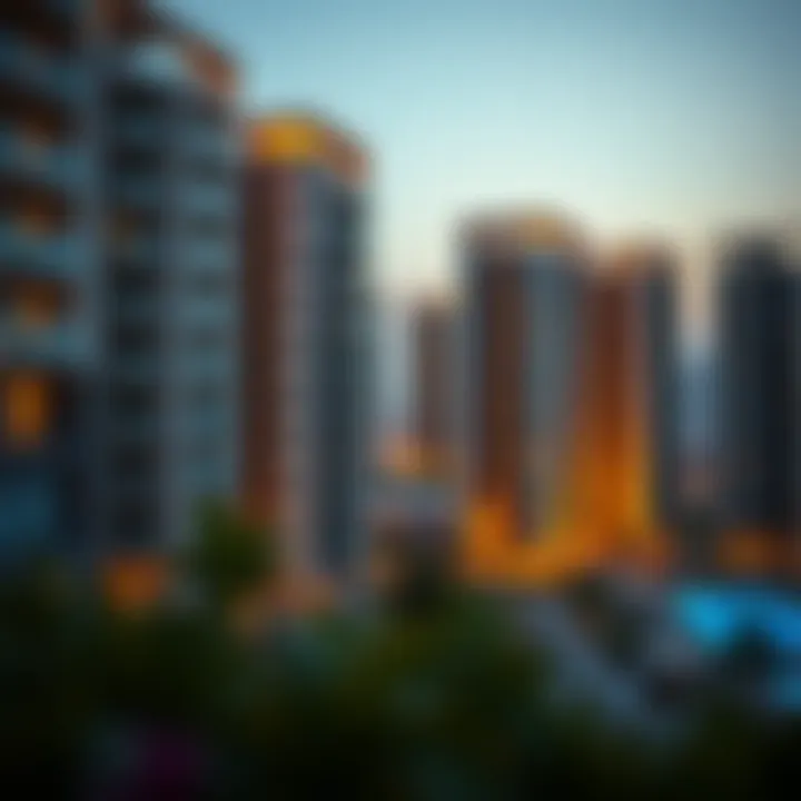 Luxury apartments in Dubai representing property development