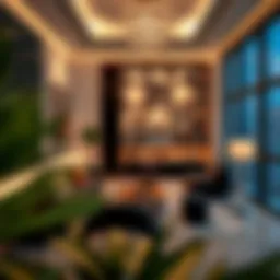 Elegant layout of Downtown Views floor plan showcasing spatial efficiency