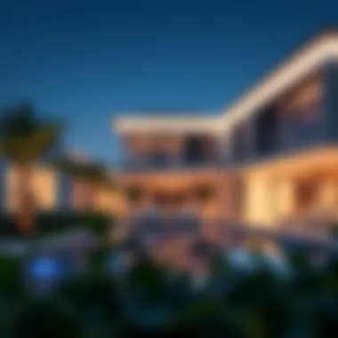 Luxurious villa in Dubai Hill Estate reflecting contemporary design and elegance