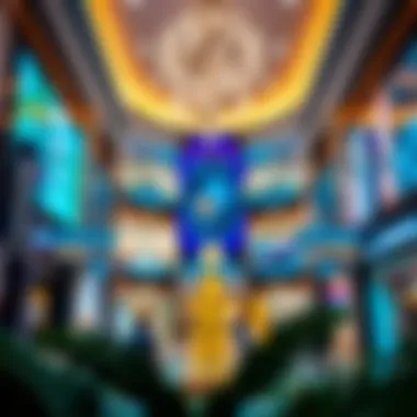 An indoor view showcasing the vibrant atmosphere of Dubai Mall