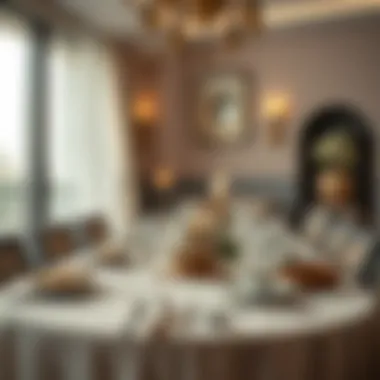 Traditional Iftar Table Setting in Dubai