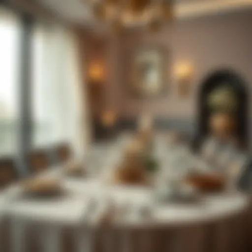 Traditional Iftar Table Setting in Dubai