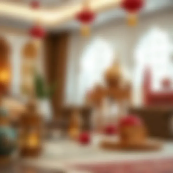 Decorative elements symbolizing Eid ul Adha festivities