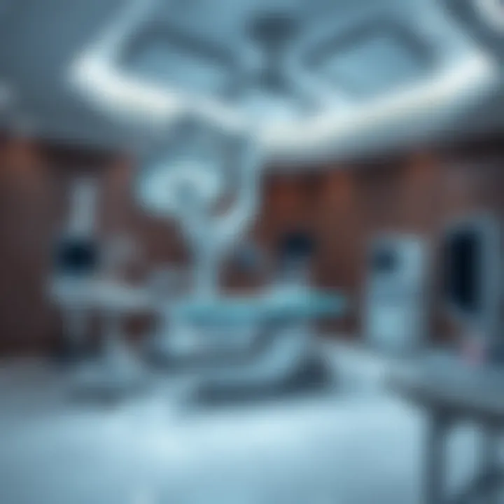 State-of-the-Art Surgical Technology at Emirates Hospital High-tech surgical equipment used in advanced medical procedures