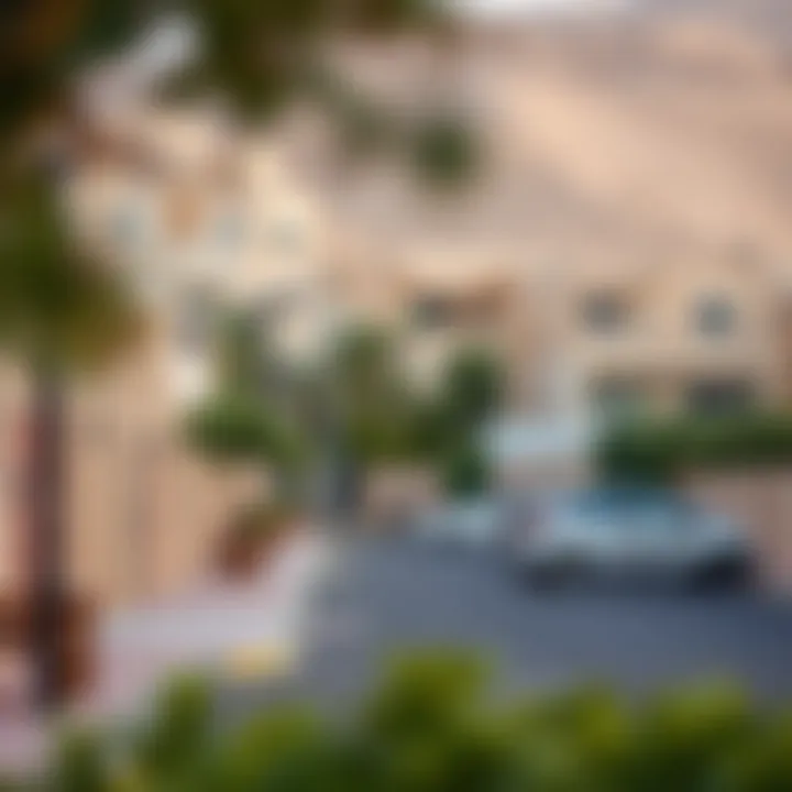 Scenic view of Al Quoz neighborhood