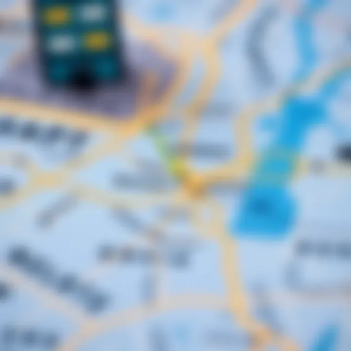 Business Districts and Office Locations in Dubai Map highlighting various business districts in Dubai for office space
