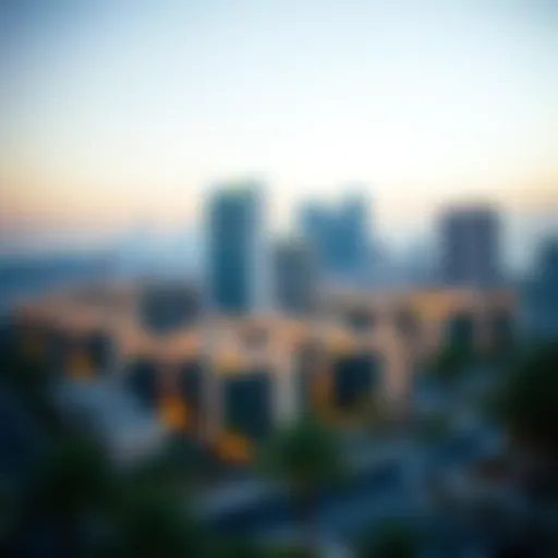 Stunning skyline view of البرشاء جنوب showcasing residential buildings