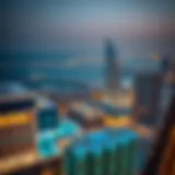Panoramic view of Al Ghurair Properties in Deira
