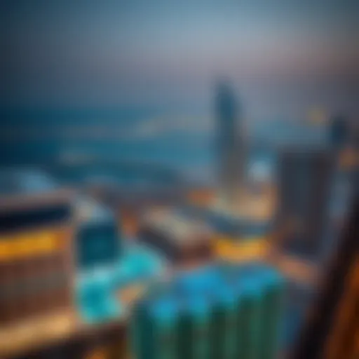 Panoramic view of Al Ghurair Properties in Deira