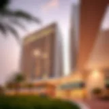 Architectural view of Al Kawakeb Building showcasing its modern design