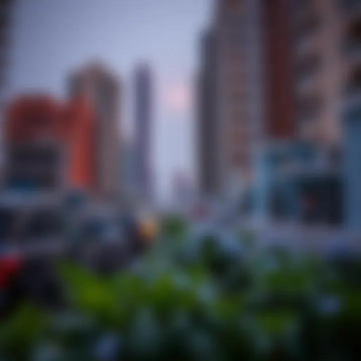 Neighborhood scene surrounding Al Kawakeb Building illustrating community dynamics