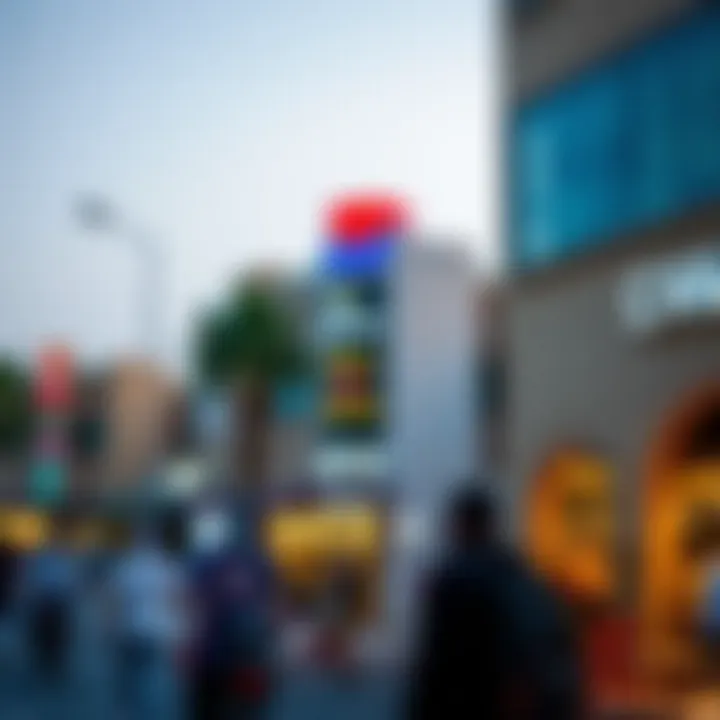 Dynamic Community Life in Al Markaziyah West Vibrant community life with local shops and cafes